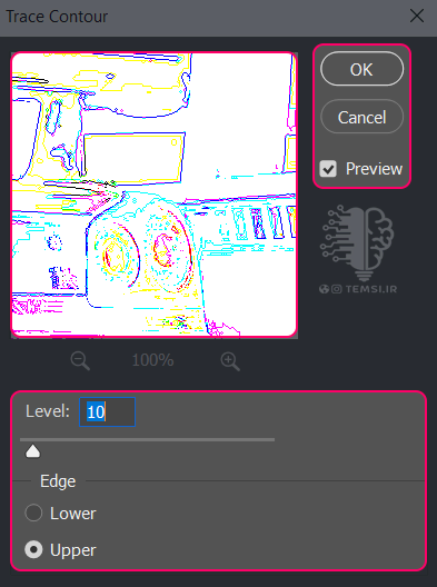 photoshop2025-filter-stylize-tracecounter